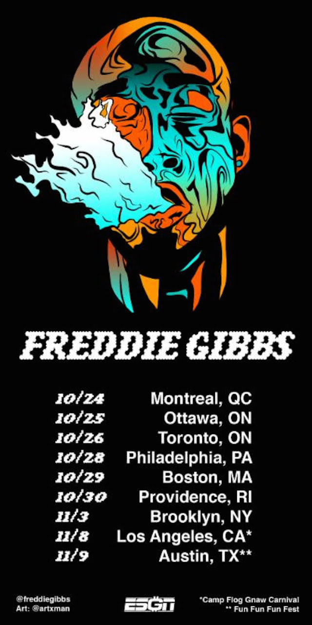 freddie gibbs tour schedule