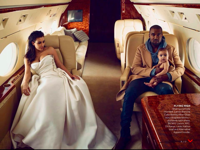 Kanye West Kim Kardashian Cover Vogue April 2014 Issue Photos