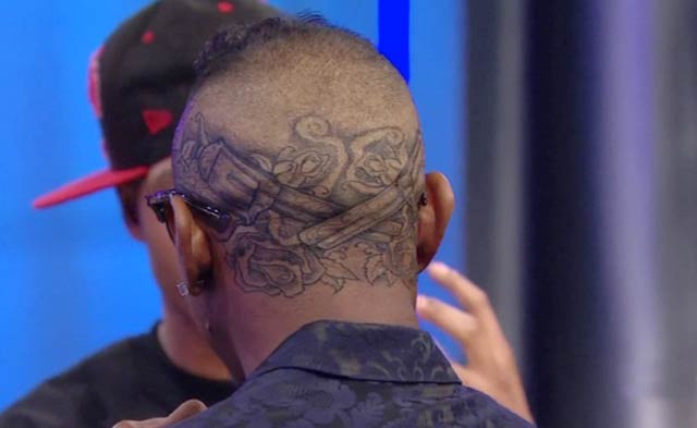Rick Ross Gets Cazal Logo Face Tattoo