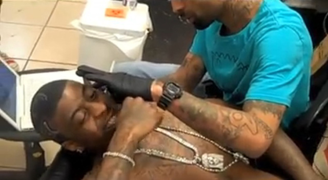 Yung LA Gets A Pink Duck Tattooed On His Face, Splits From Grand